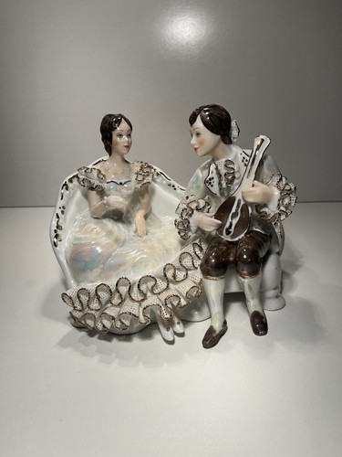 Handbemalte porzellan figur - handbemalte,