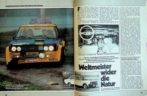 Sport auto 1977 - auto, fiat