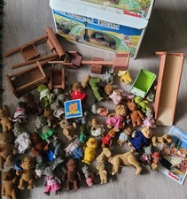 Simba Bärenwald Konvolut 44 Figuren + Möbel Heft 1 Spielplatz 1986 Vintage