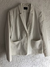 Hosenanzug für Damen, Gr. 46, Yessica, weiss-schwarz