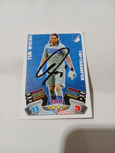 Match attax signiert tim - match,