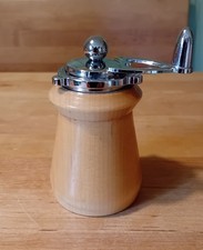 Original William Bounds Salzmühle oder Pfeffermühle Mühle Chrom Holz Herz