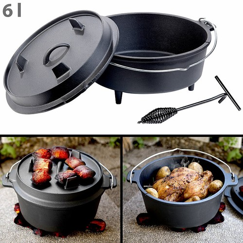 Dutch oven aus gusseisen - gusseisen, mit