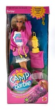 1993 Camp Barbie Puppe / Glow in the Dark Schlafsack / Mattel 11074 / NrfB, Ovp