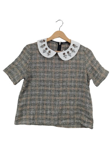 Zara bluse schmucksteine - bluse,