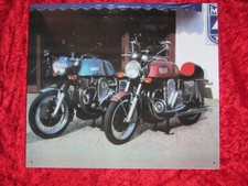 Blechschild 40 cm Münch Mammut Motorrad Oldtimer bike Friedel Foto