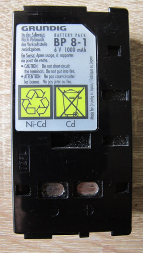 Grundig bp8 camcorder - bp8-1, &