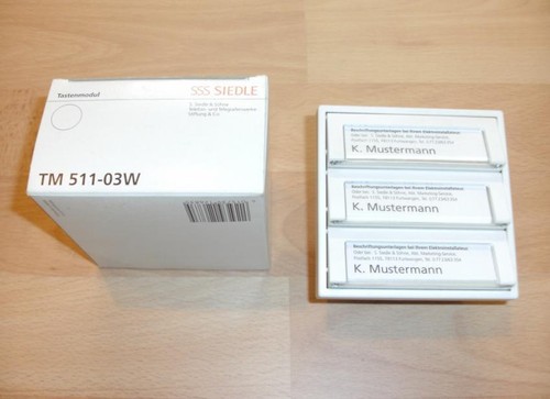 Siedle 511 w - tm, tastenmodul