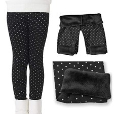 Mädchen Thermoleggings Fleece