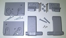 Ersatzteil Braas Atelier Dachfenster Set Griffhebel.Konsole Schliessplatte grau 