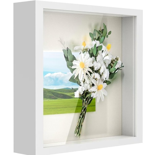 Bilderrahmen weiß 20x20 - weiß, cm