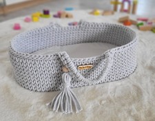 Boho baumwoll moseskorb - boho,