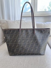 Fendi Shopper  Tote Bag RollbagUmhängetasche Zucca canvas FF