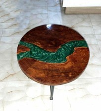 15 " Holz Epoxid Seite Table
