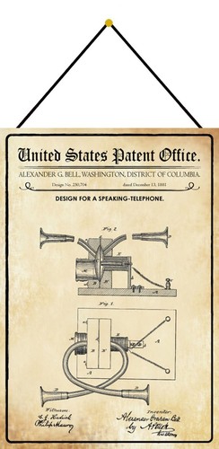 Blechschild 20x30 patent - 20x30,