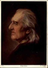Künstlerpostkarte H. Torggler Porträt FRANZ LISZT Ackermann Kunstverlag München