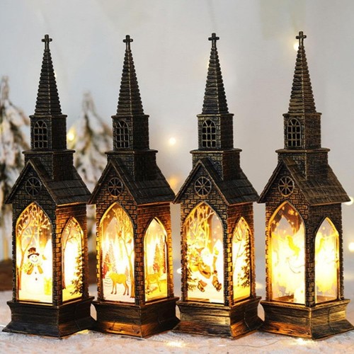 Led weihnachtslaterne 4er set - led,