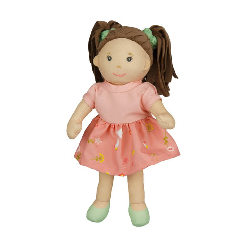 Stoffpuppe rosa mit - stoffpuppe, ''rosa''
