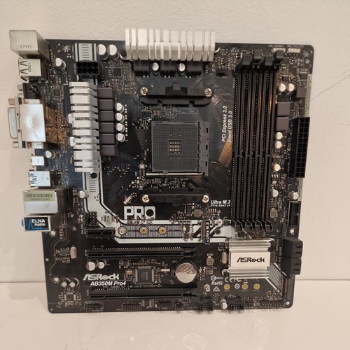 Asrock ab350m pro4 amd - asrock,