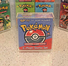 Pokemon Basisset 2 Player CD-ROM Starter Set Vitrine/Sammelkarte/WOTC