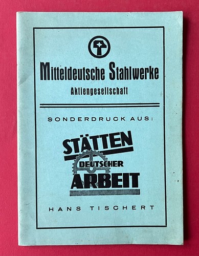 Alte broschüre mitteldeutsche - alte,