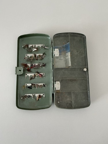 Vintage fliegenfischerbox aus - vintage,