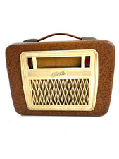 Libelle Röhrenradio Vintage Typ 4 D 51 braun beige