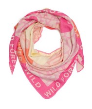 Dreieckstuch XXL Damen Schal WILD FOREVER Leo-Print & Herz Dreiecksschal Winter