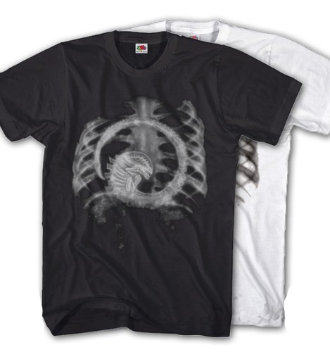 Alien virus herren shirt - virus, t-shirt