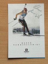 Maren Hammerschmidt - Biathlon - Autogrammkarte original signiert - S10025