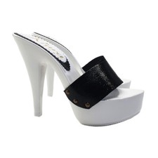 Weiße Clogs NAPLAK Band