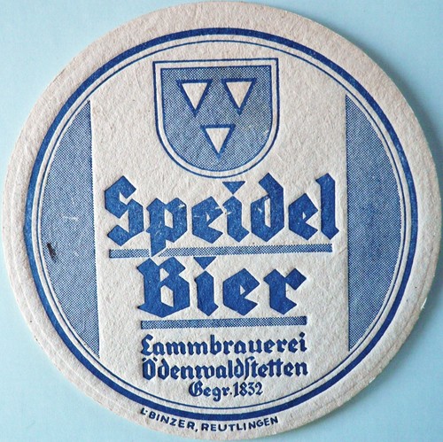Alter bierdeckel speidel bier - alter,