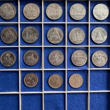 18x UdSSR Sowjetunion / Russland - 12 x 5 Rubel, 3 x 3 Rubel, 3 x 1 Rubel [91694