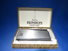 Ronson Varaflame Eurolite Comet Tisch und Taschenfeuerzeug überholt gasdicht Box