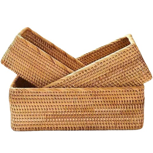 Rattan aufbewahrungskorb - rattan,