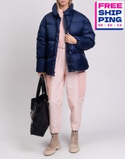 UVP 1149€ IENKI IENKI Daunen Puffer Jacke Gr. XS wattiert blau Full Zip High Neck