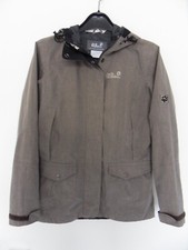 Jack Wolfskin Damen-Funktionsjacke Gr. 36-38 (S) grau-braun-anthrazit meliert