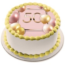 50.Hochzeitstag Tortenaufleger