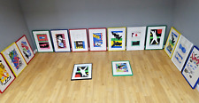 15 Farblithographien Henri Matisse gerahmt hinter Glas guter Zustand