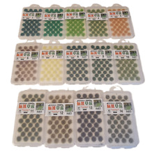 39 Stück Modelleisenbahn Büsche Büschel Sträucher Strauch Grün Rasen N Z HO G