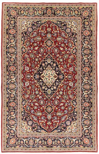 Keshan teppich 222x143 - teppich, rot