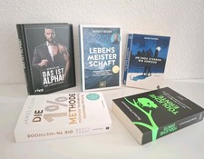 5x Bücher Sammlung James Clear 1% Methode - Kollegah Das ist Alpha, Adam Silvera