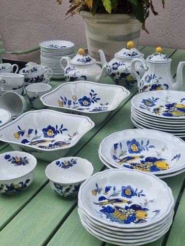Porzellan spode england blue - porzellan,