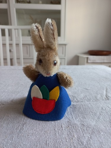 Steiff betthupferl hase blau - betthupferl,