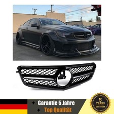 Grill Sport Kühlergrill passt für Mercedes W204 2007-2014 Entlüftung Schwarz