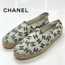 Chanel Flats Coco Mark Leder