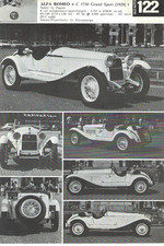 Sammelkarte Old Auto 122 ALFA ROMEO 6 C 1750 Grand Sport (1929)