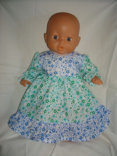 Handgefertigter blauer ditsy - blauer,