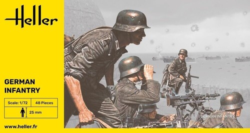 Heller 49605 german infantry - 49605,