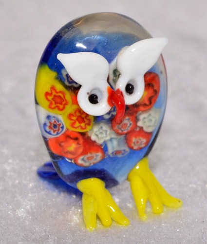 Eulen eule aus glas - 2,